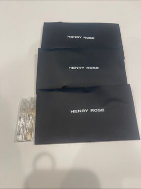 Henry Rose bundle of 3 perfume samples New